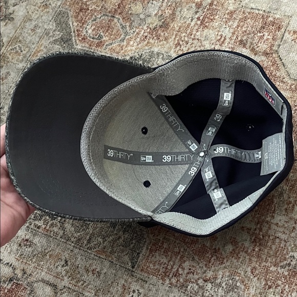 NFL Chicago Bears Navy and Gray Cap with Orange Accent - Picture 5 of 5